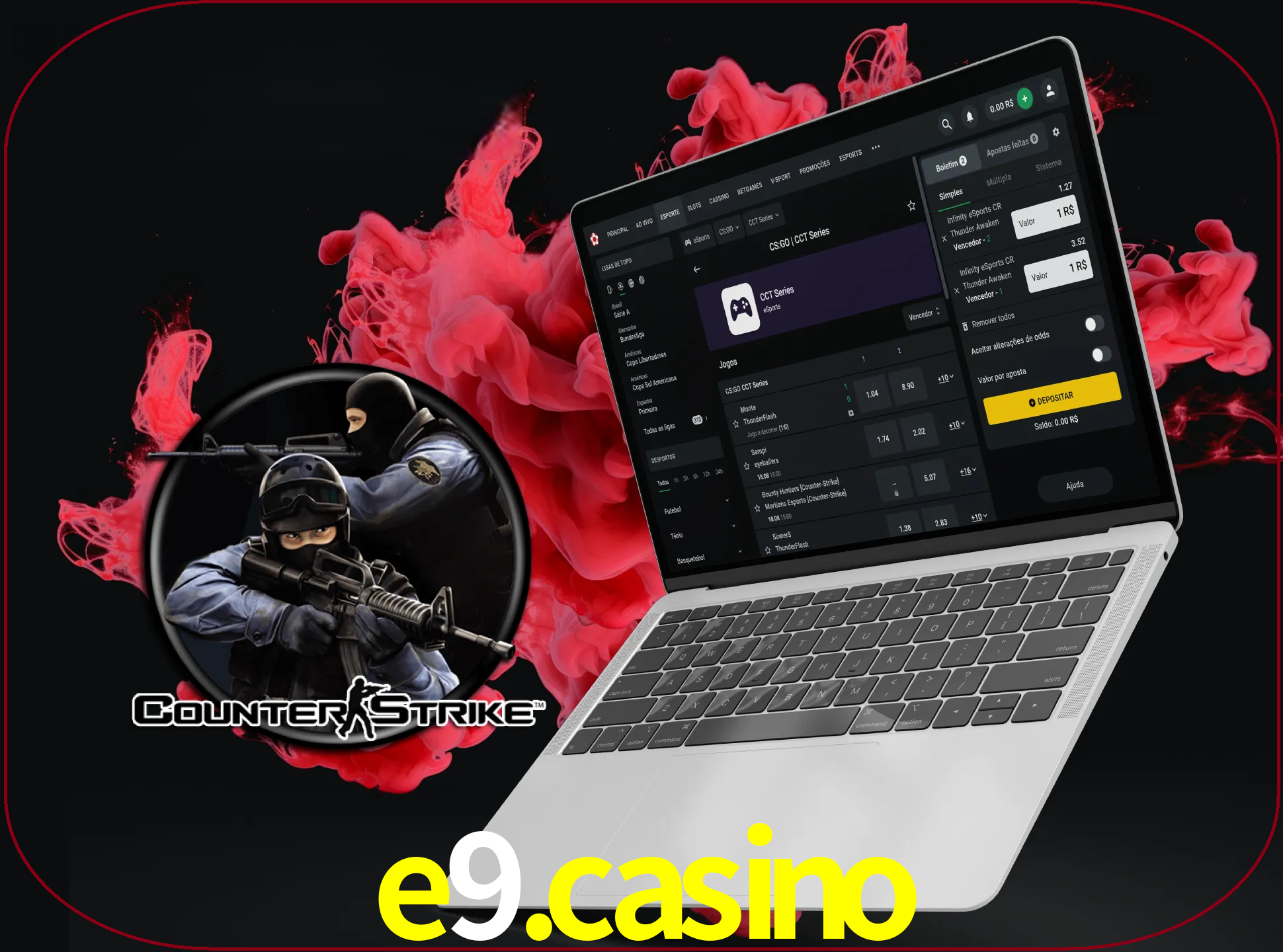 Um grande número de jogos irá agradar aos fãs deste jogo de tiro no sítio Web e na aplicação da empresa E9.CASINO.